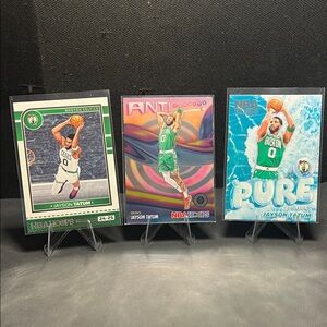 Jayson Tatum NBA Hoops Basketball Trading Cards Lot Boston Celtics
